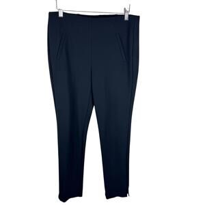 Chico's Black Mid Rise Skinny Dressy Pull On Leggings Chic‎ Office Wear Size S 4